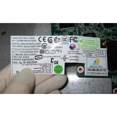 CONEXANT RD02-D450 Laptop Modem Card for Toshiba Satellite Pro P300