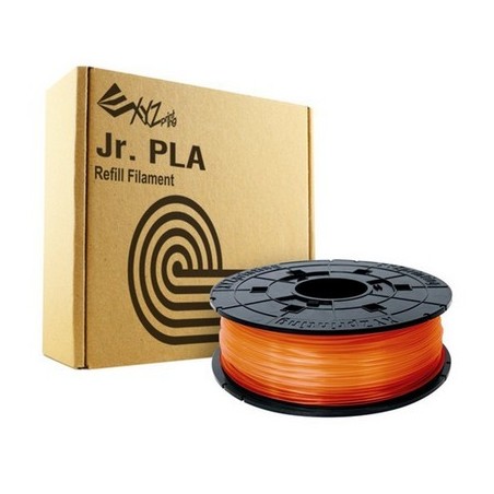 XYZ PLA Filament 1.75mm Clear Tangerine Junior